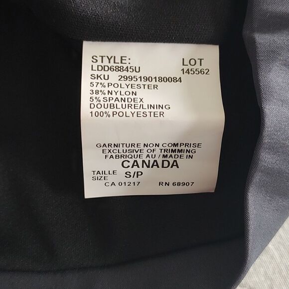 New Le‎ Chateau Size Small Gunmetal Gray Strapless Or Spaghetti Strap Dress - Picture 8 of 8